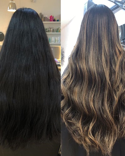 DARK HAIR TO BLONDE BALAYAGE BEACH HAIR SALON HOVE BRIGHTON DARK HAIR TO BLONDE BALAYAGE BEACH HAIR SALON HOVE BRIGHTON